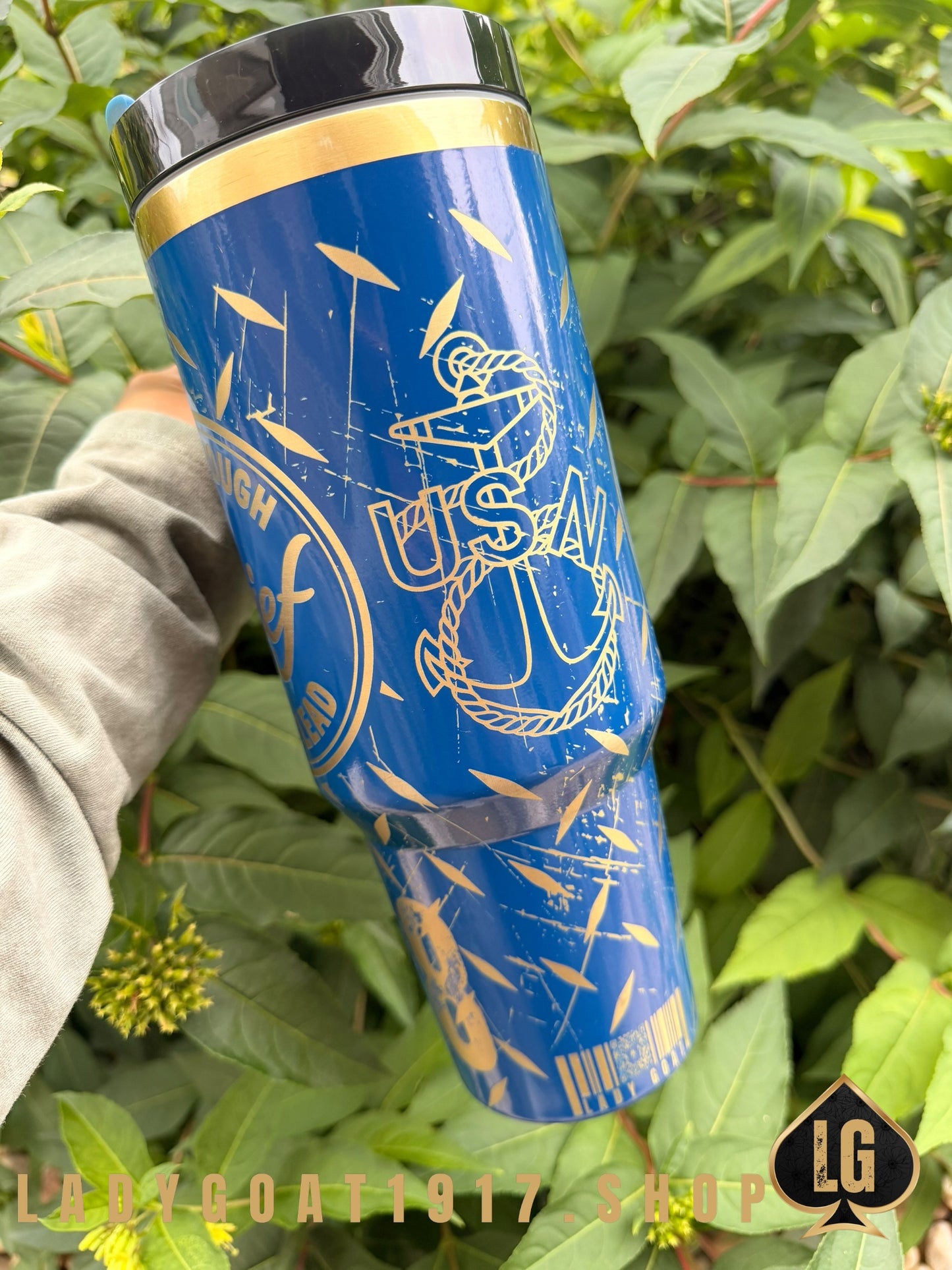 Built Tough Season 40oz Tumbler CPO BLUE