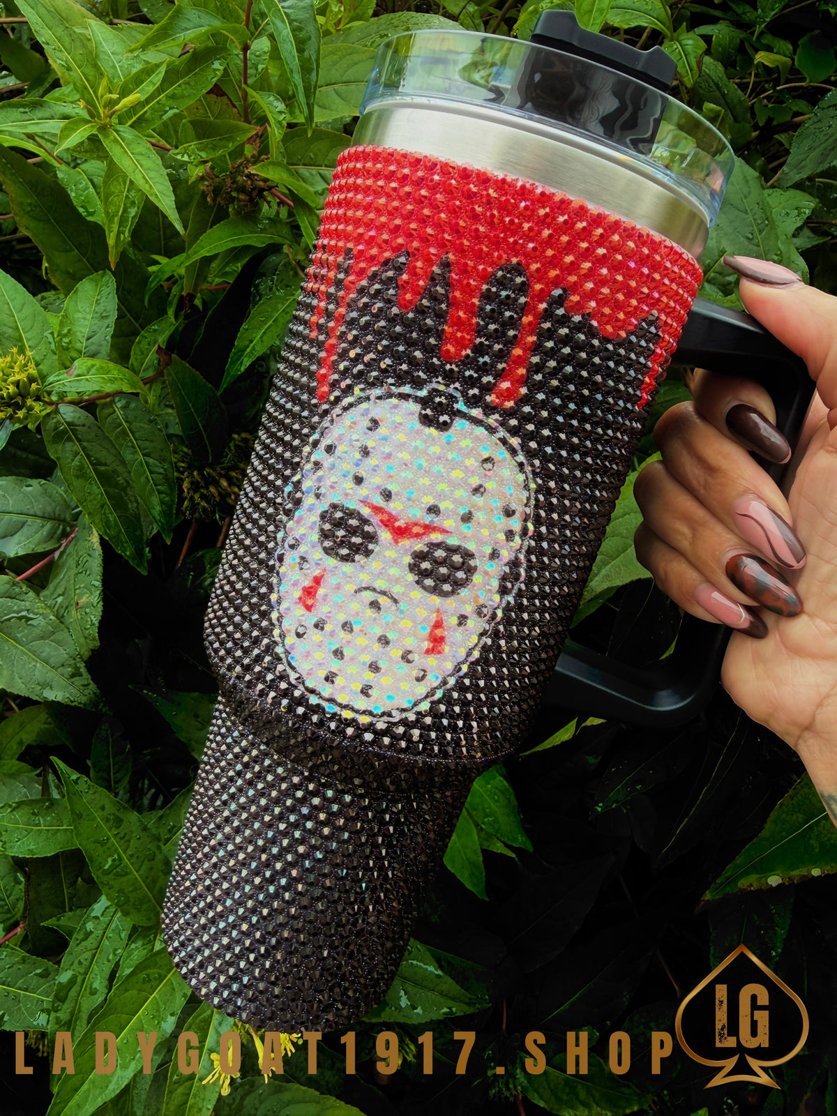 Jason Rhinestone 40oz