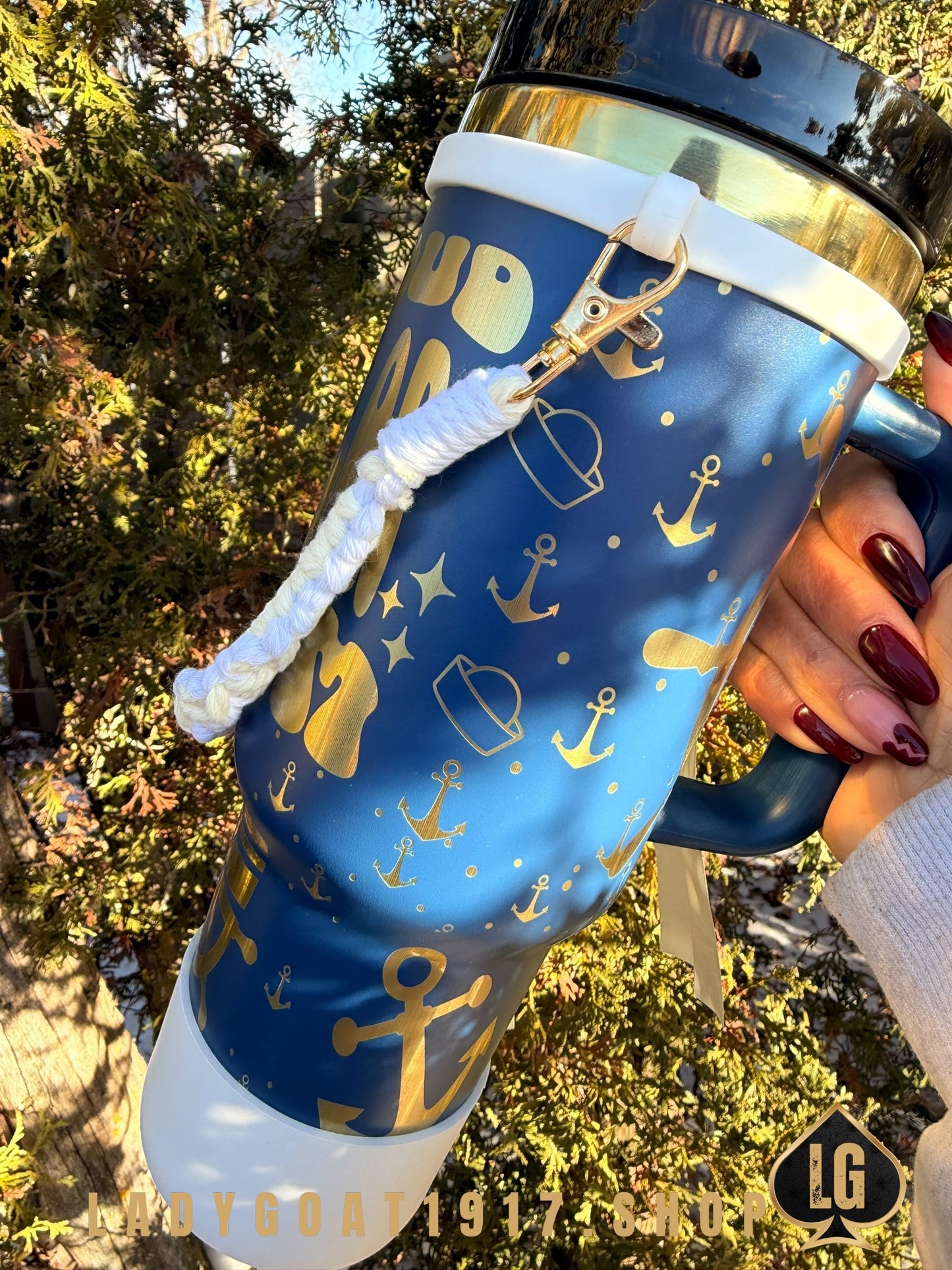 Sailor Mom 40 oz Tumbler W/ Accessories