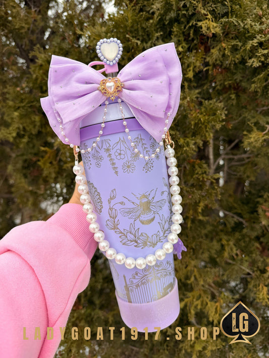 Purple 2.0 S4 Bridgerton 40 oz Tumbler W/ Accessories