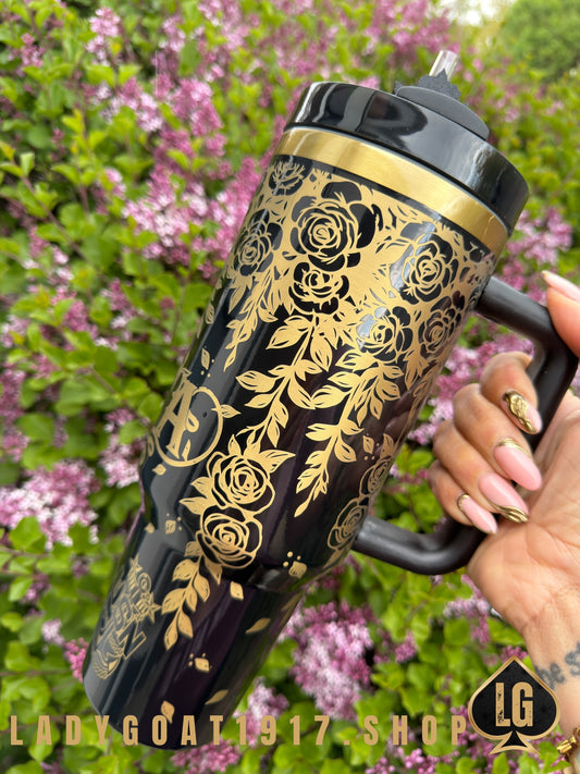 Jefa Black Gold 40oz Tumbler Limited