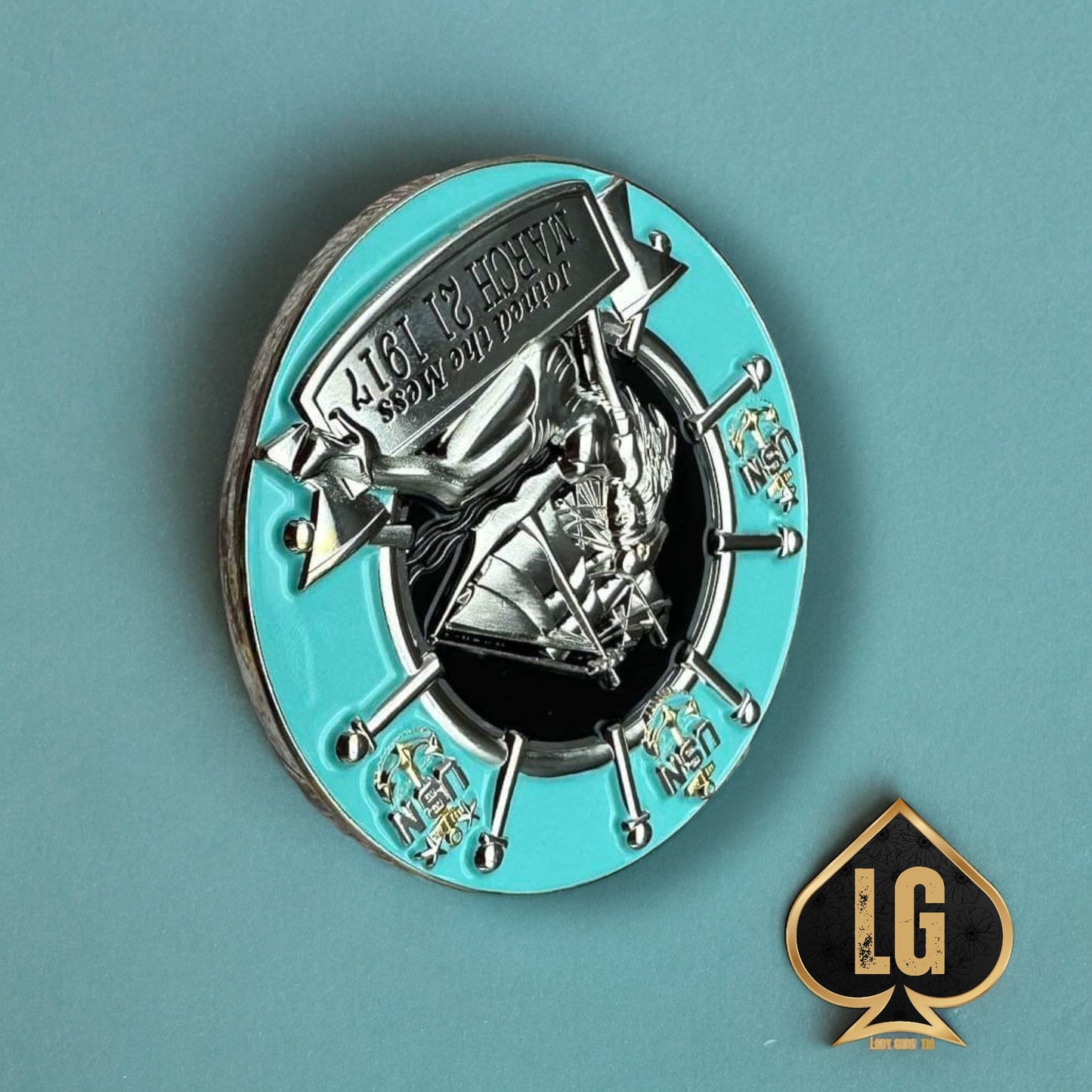 Chiefs and Coffee Challenge Coin