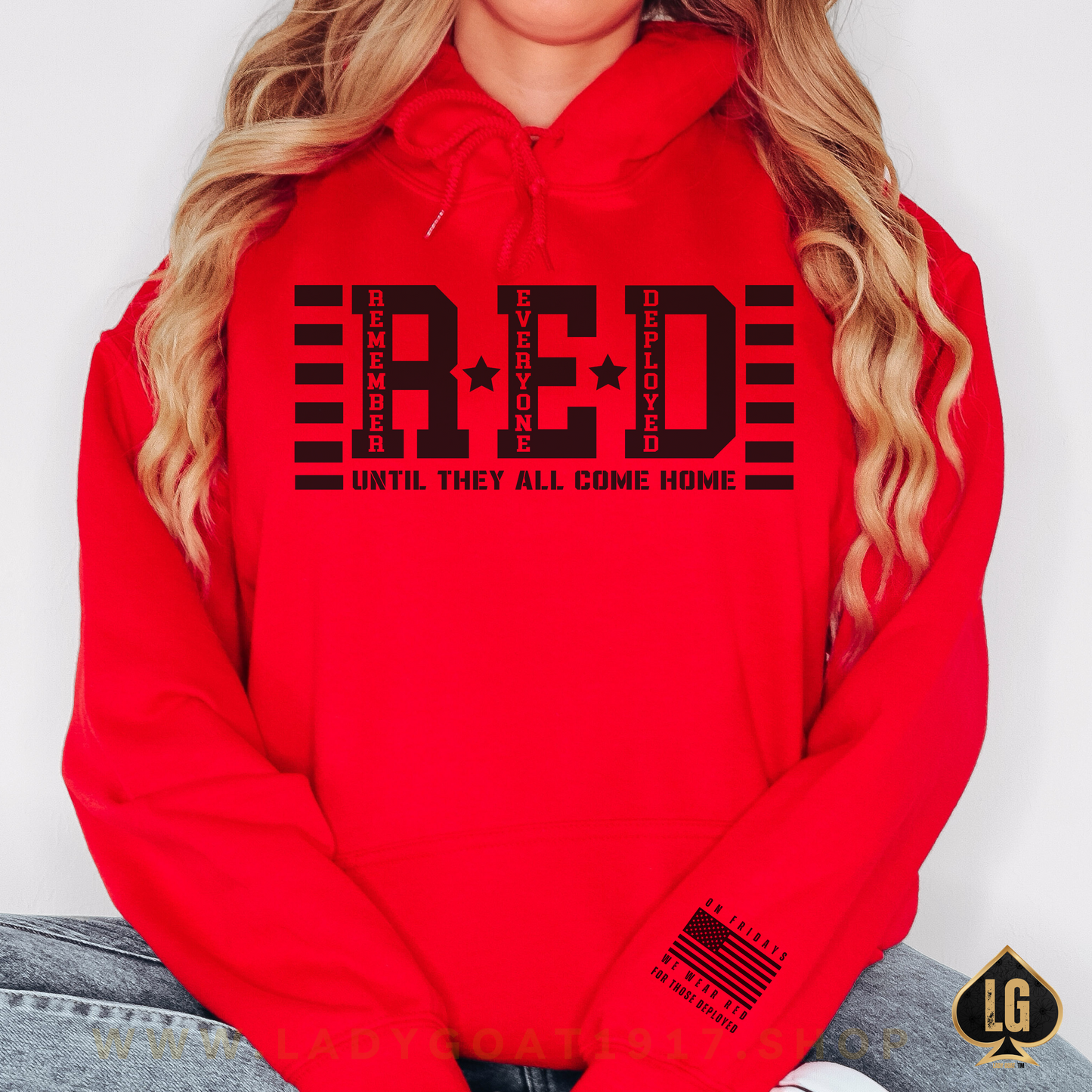 RED Unisex Hoodie
