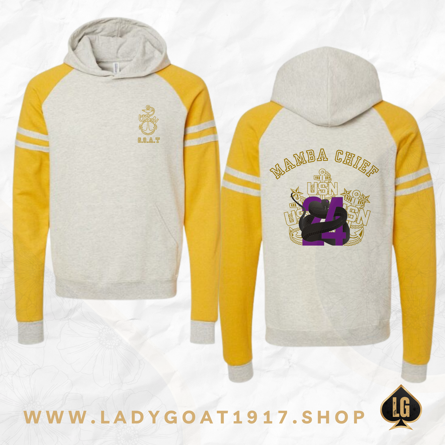 SPRING SALE HOODIE MAMBA GOLD