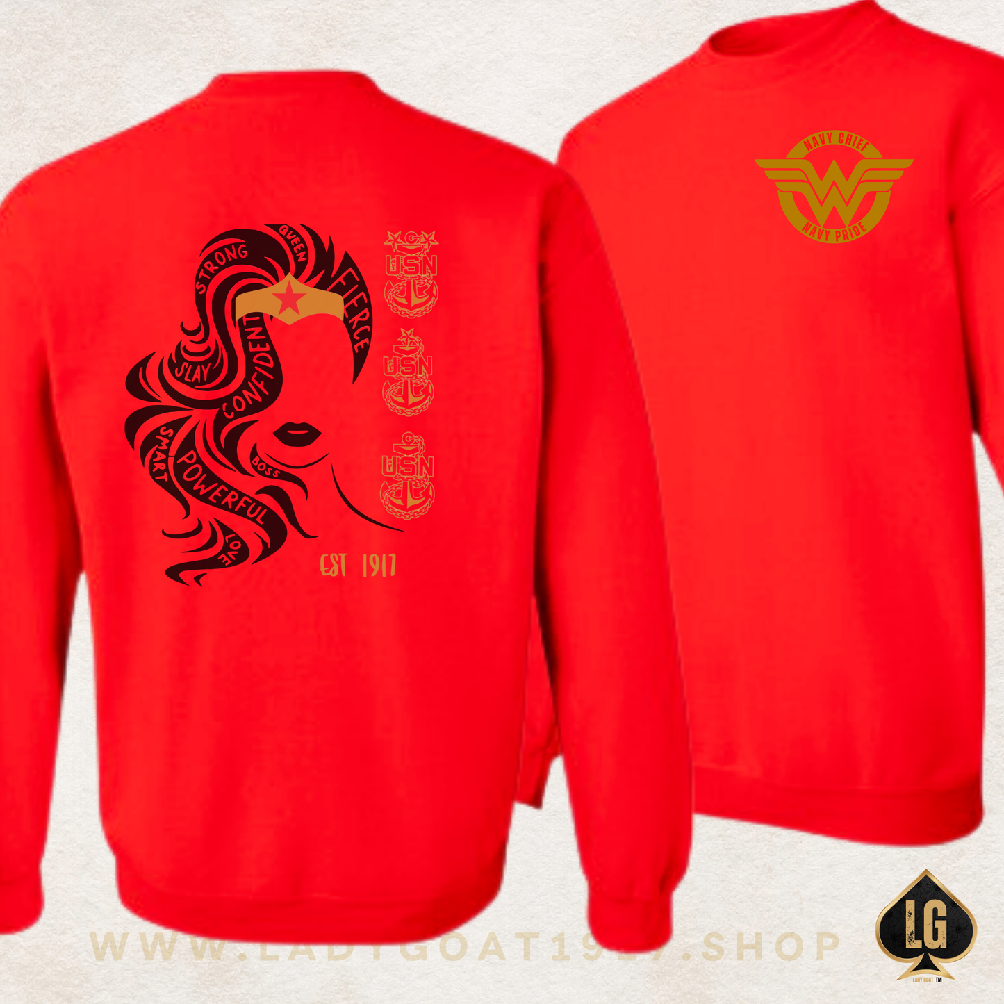 WW O.G Long Hair Unisex Crewneck Sweater
