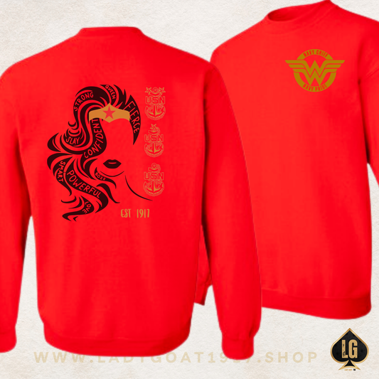 WW O.G Long Hair Unisex Crewneck Sweater