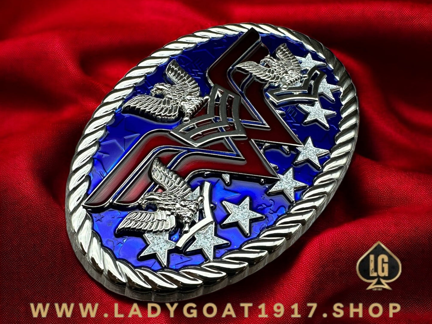 RWB WW Freedom Belt Buckle 25"
