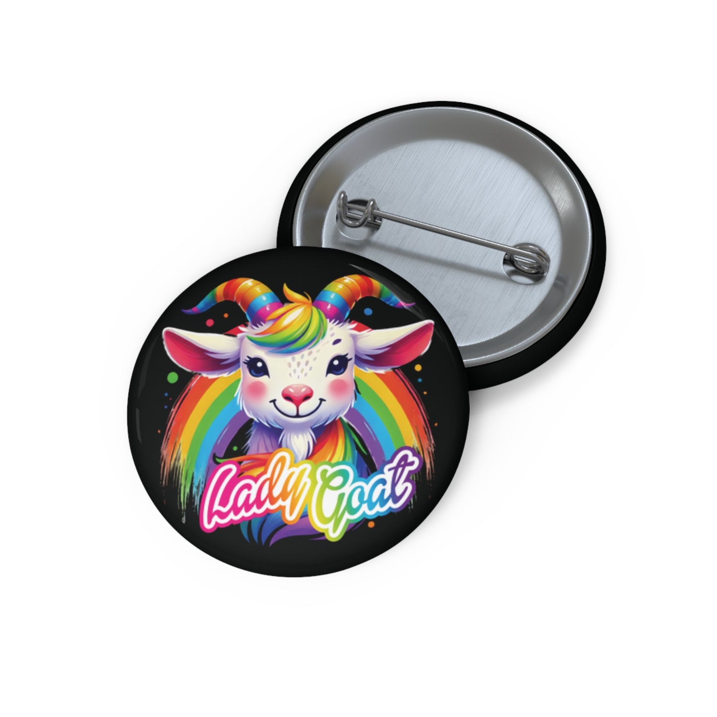 Lady Goat LF Edition Custom Pin Buttons