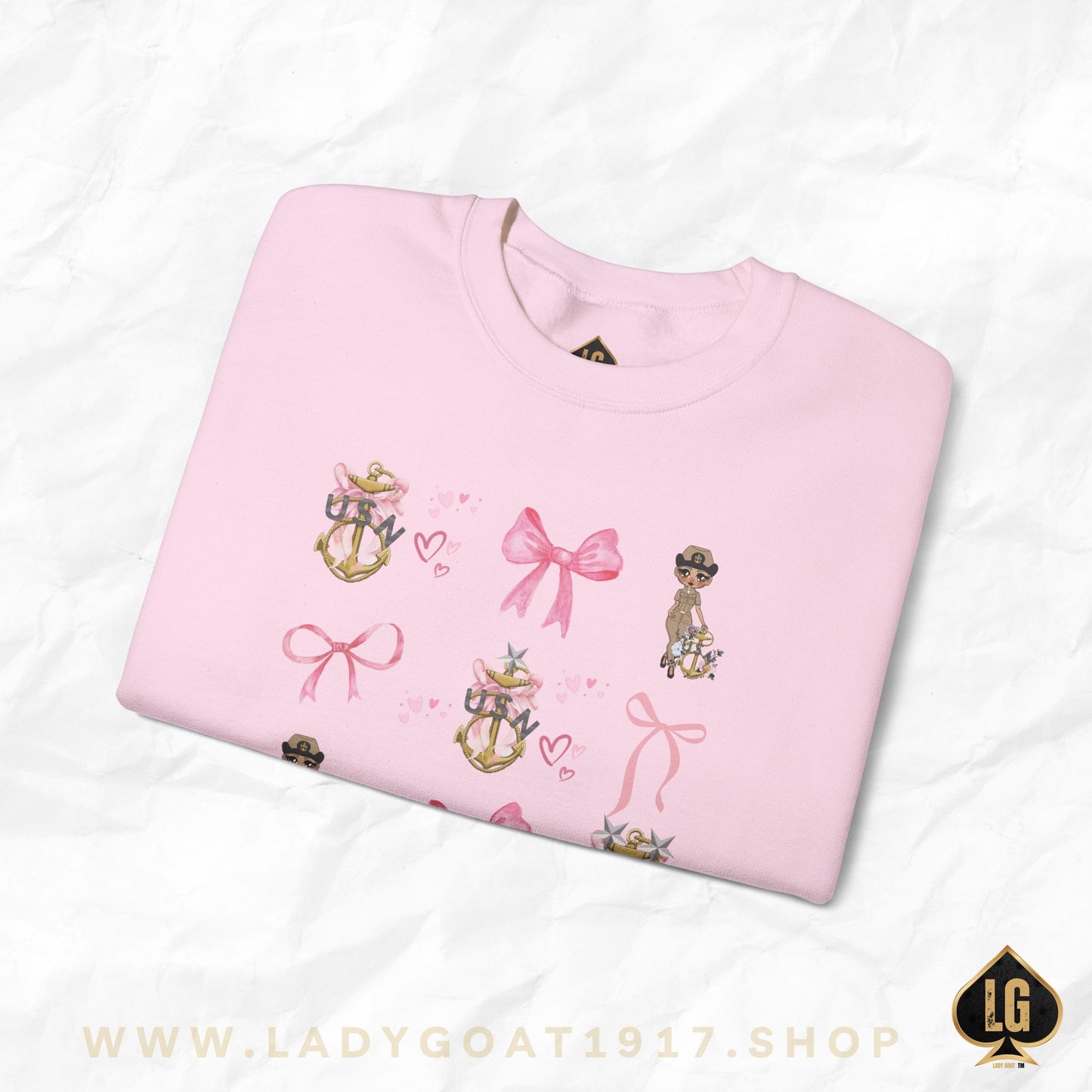 Lady Goat Coquette V9 Crewneck Sweater