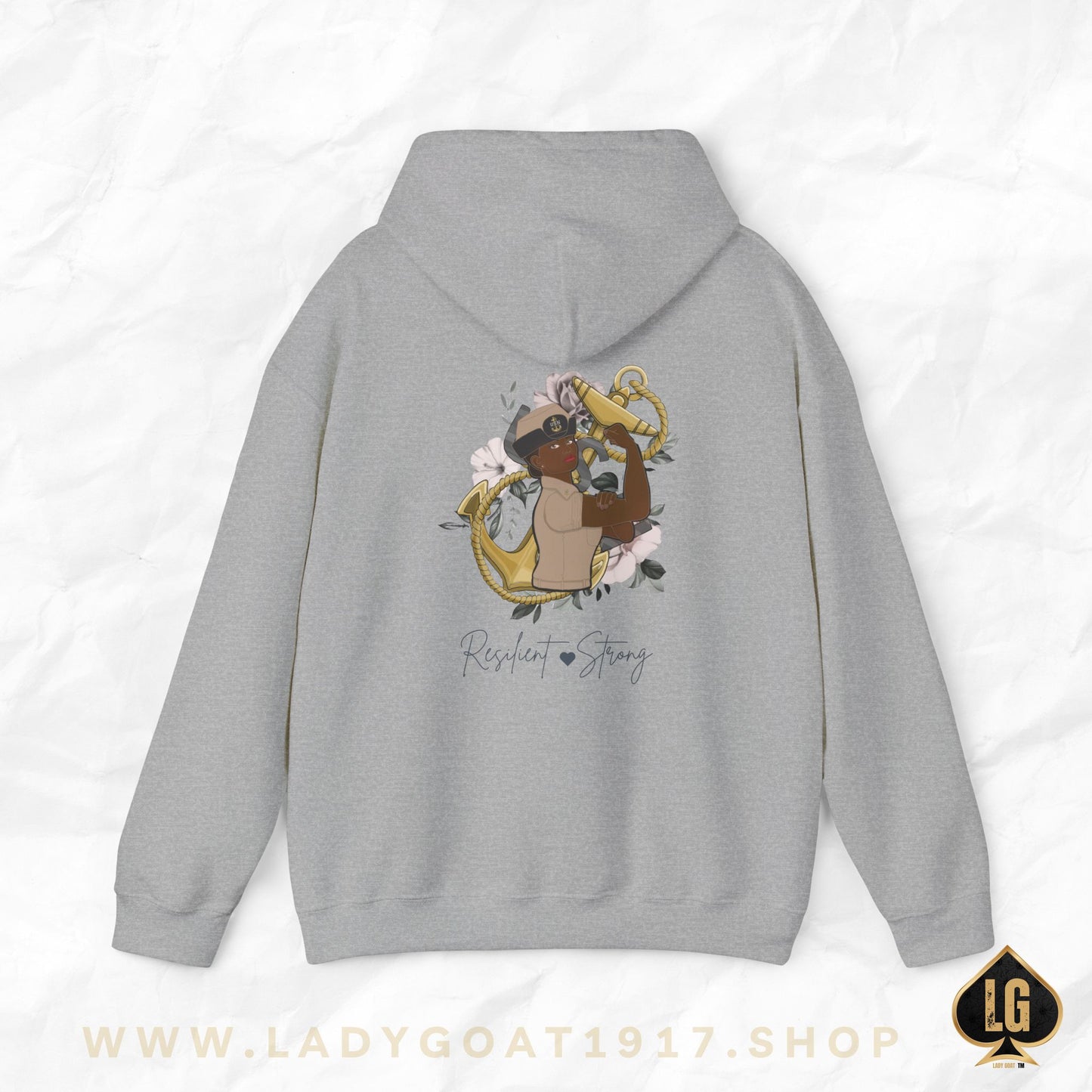 Resilient and Strong V5 Bucket Unisex Hoodie