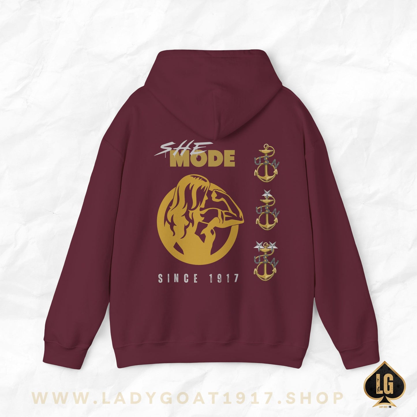 She Mode Unisex Hoodie