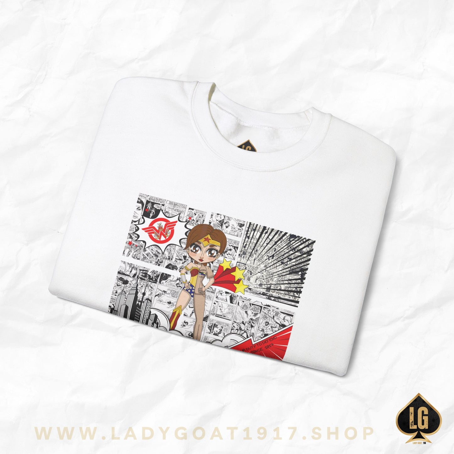 News Flash Comic V4 Crewneck Sweater