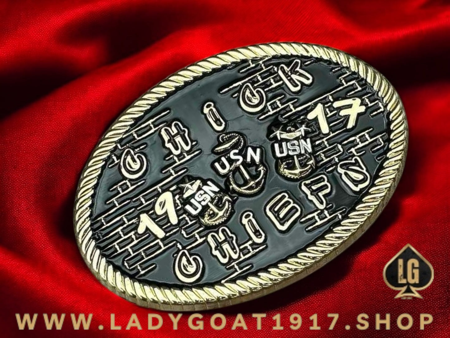 Chick Chief Belt Buckle 25"