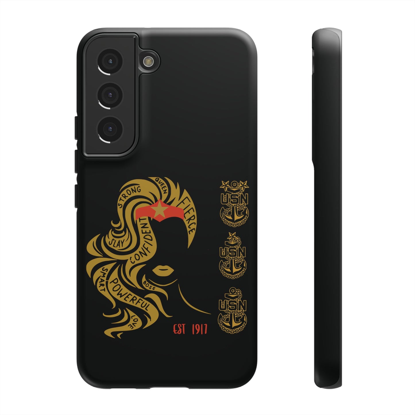 WW OG Long Hair Gold Phone Case