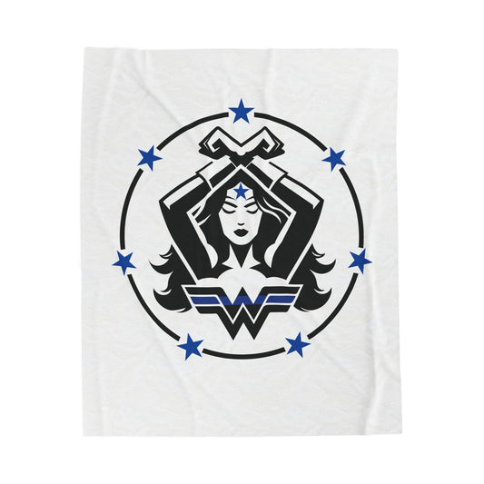 WW Blue Line Fleece Blanket V2