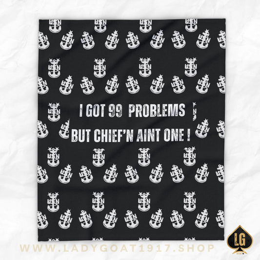 99 Problems Fleece Blanket