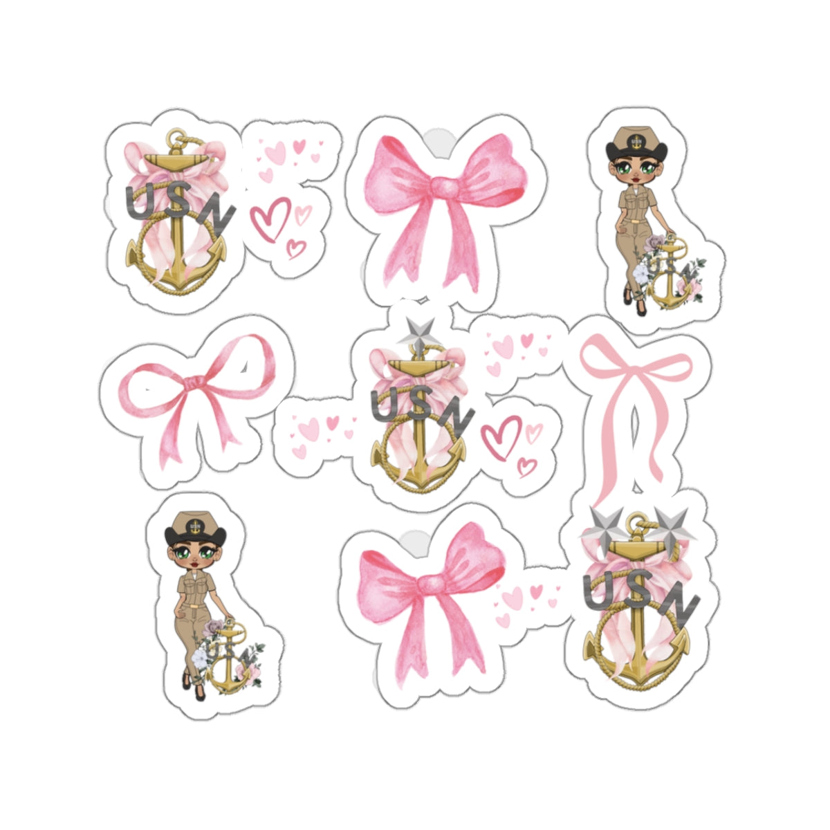 Lady Goat Coquette V6 Stickers