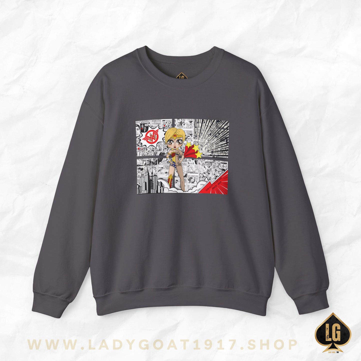 News Flash Comic V5 Crewneck Sweater