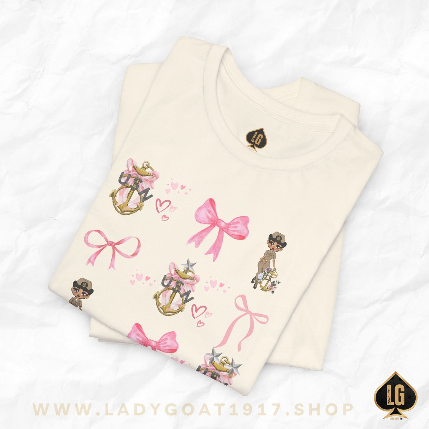 Lady Goat Coquette V1 Unisex Tee