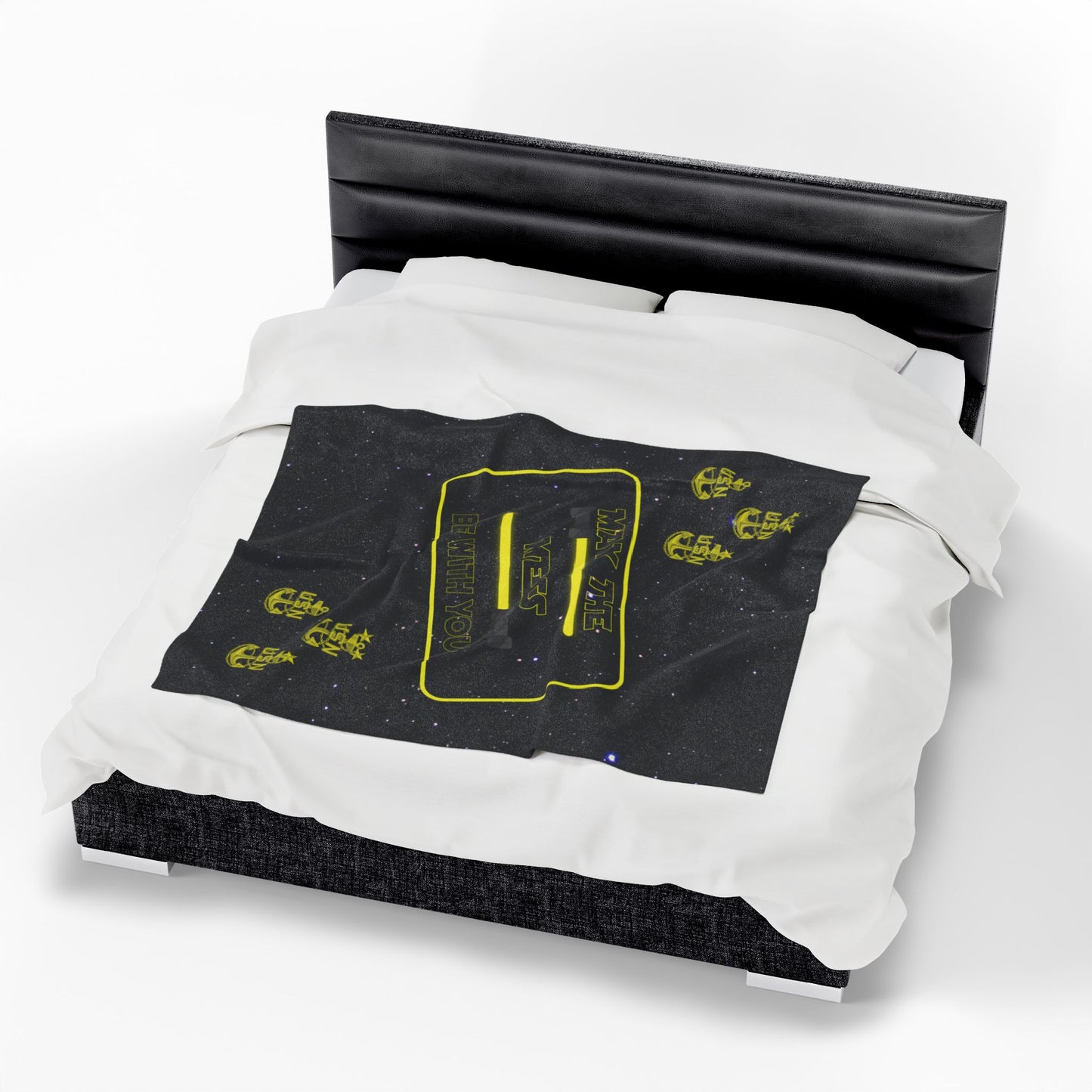 May The Mess Be With You ! Plush Blanket