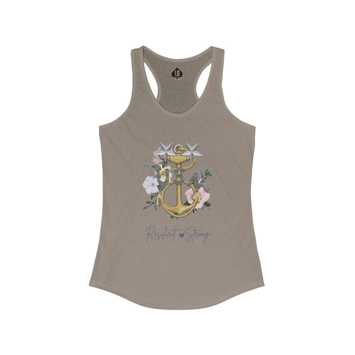 Resilient and Strong V9 Women's Ideal Racerback Tank