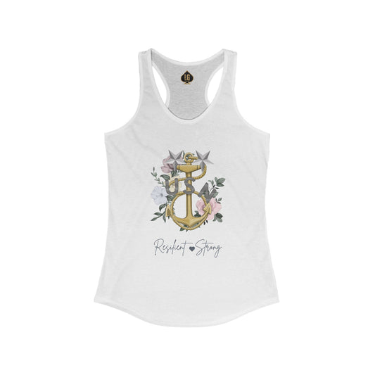 Resilient and Strong V9 Women's Ideal Racerback Tank