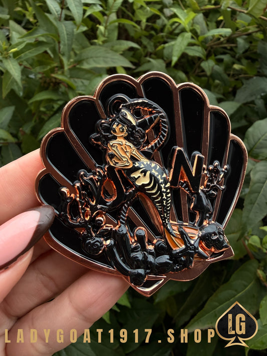 Tails Of The Deep Challenge Coin 25” Rose Gold