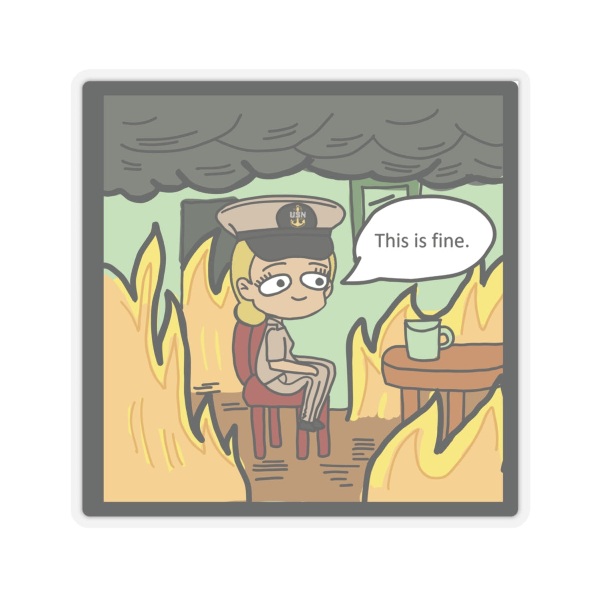 This is Fine ! V2 CPO Sticker
