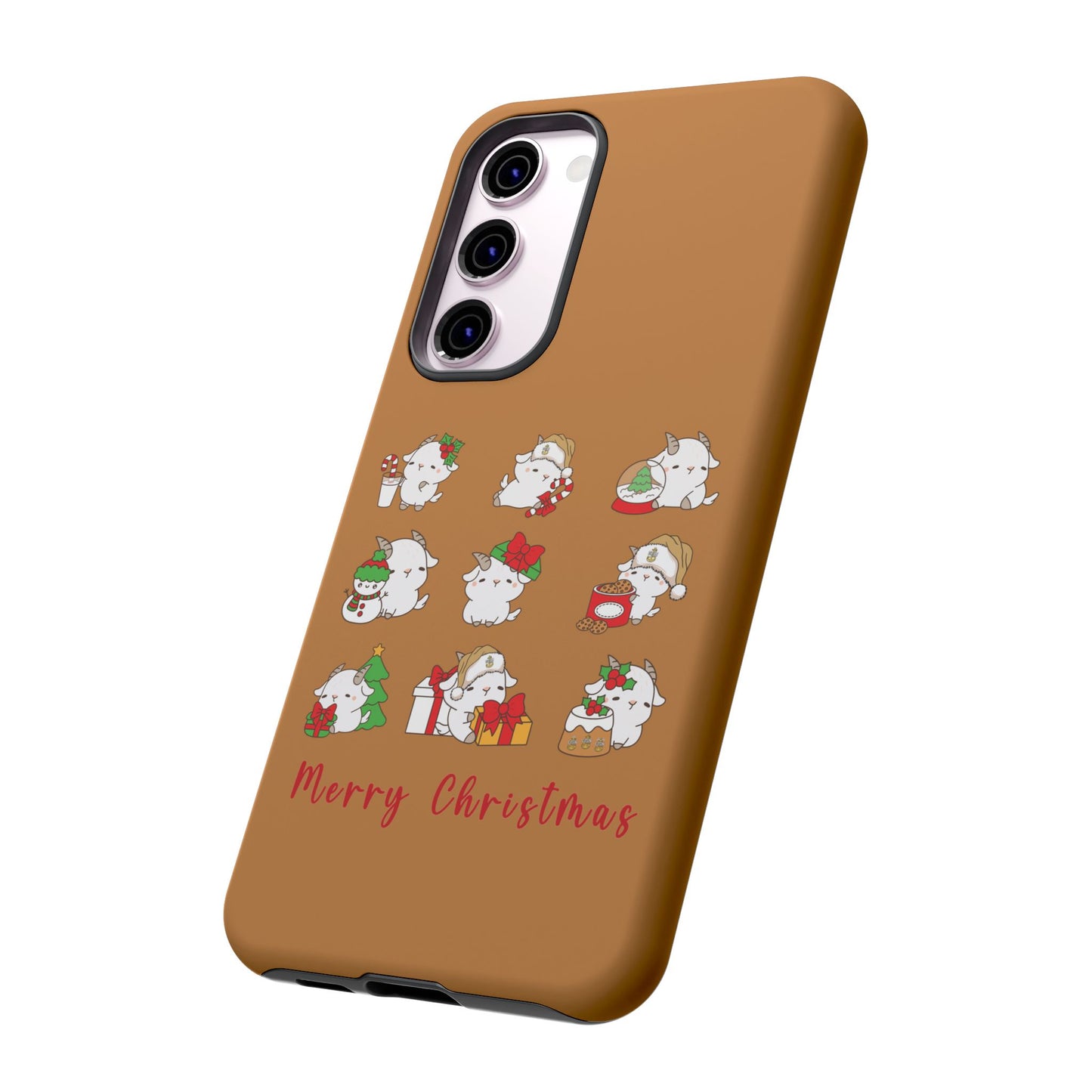 Hello Goat Christmas V1 Tough Phone Case