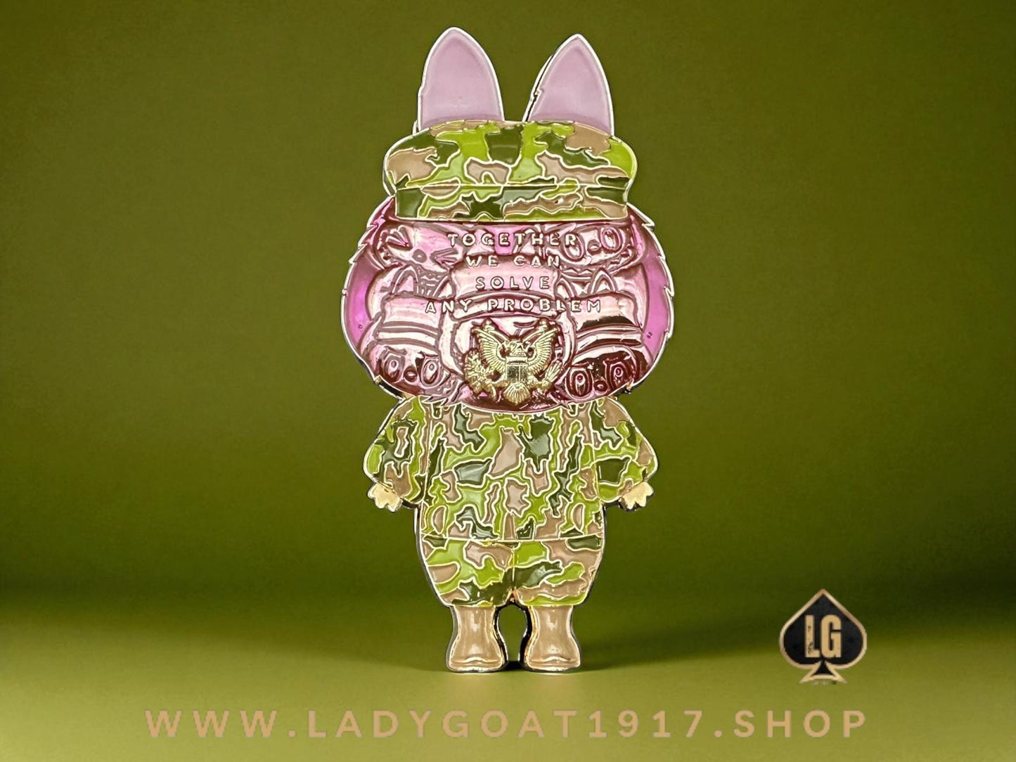 LaSoldier Challenge Coin 25”PRE-SALE****Purple