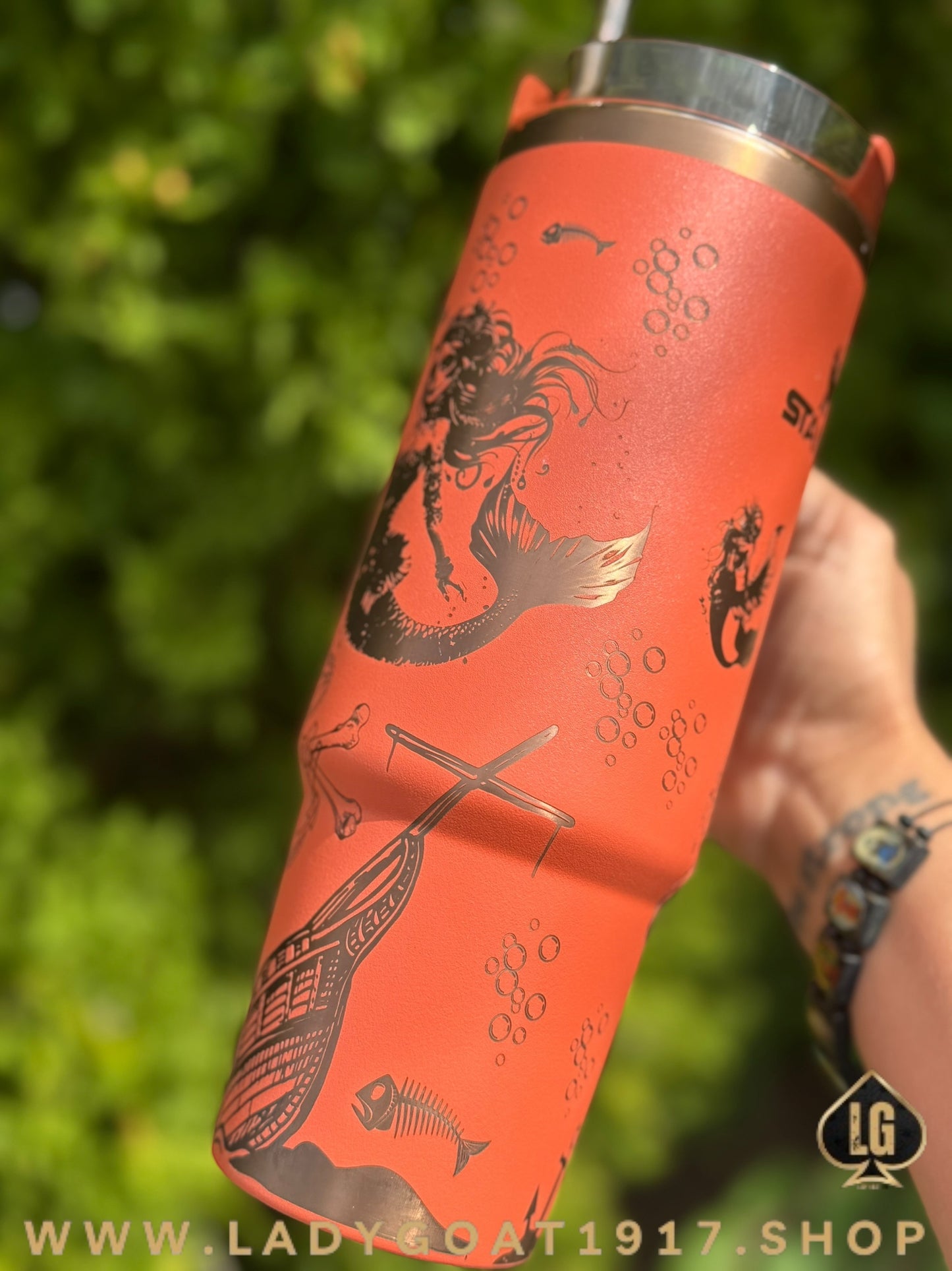 Mermaid SkullSTANLEY 30oz Tumbler Limited