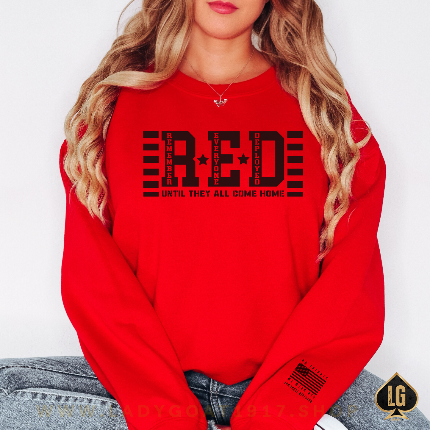 R.E.D Unisex Crewneck Sweater