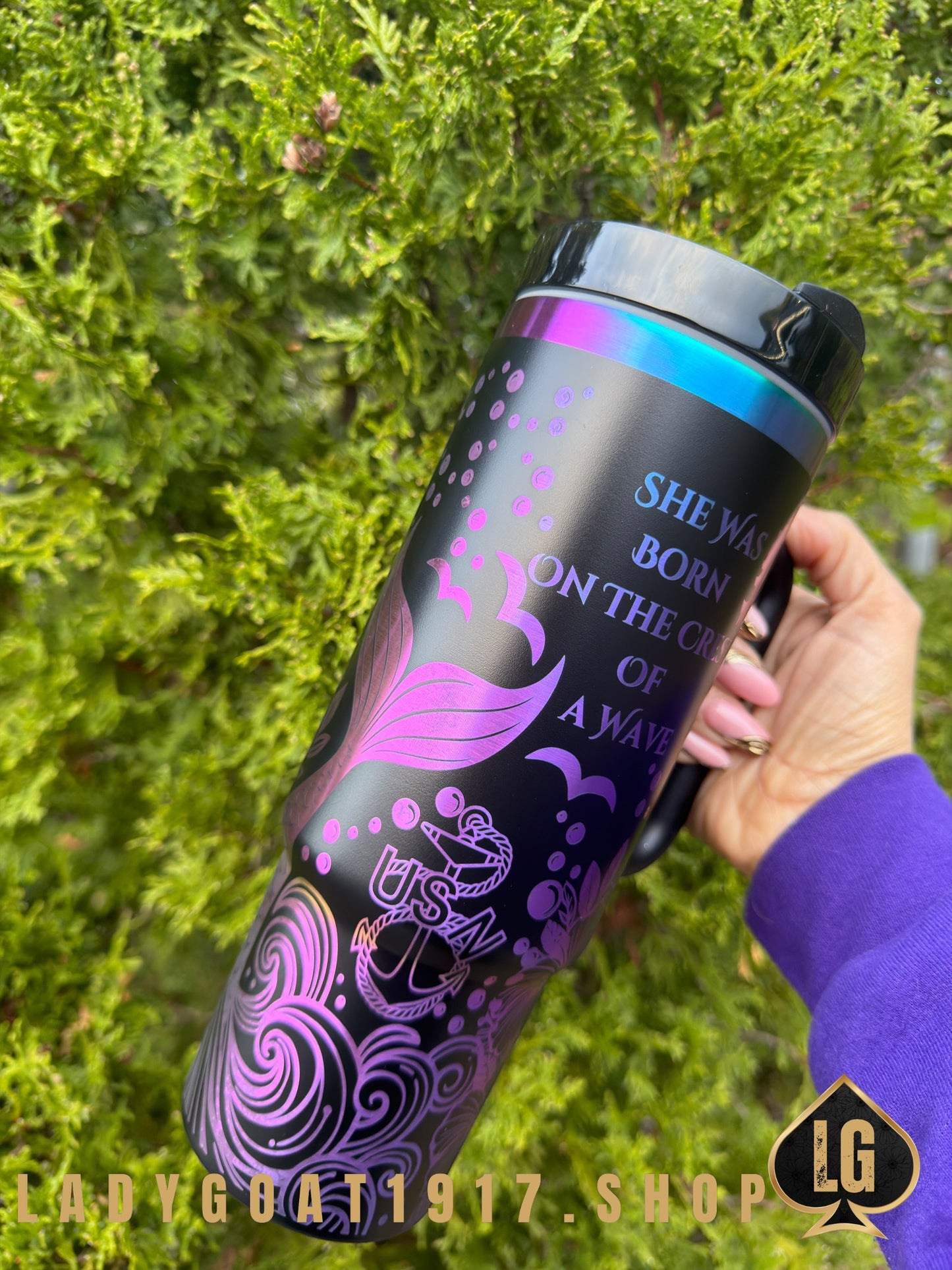 Crest of Wave Black OD Tumbler Limited w/Accesories