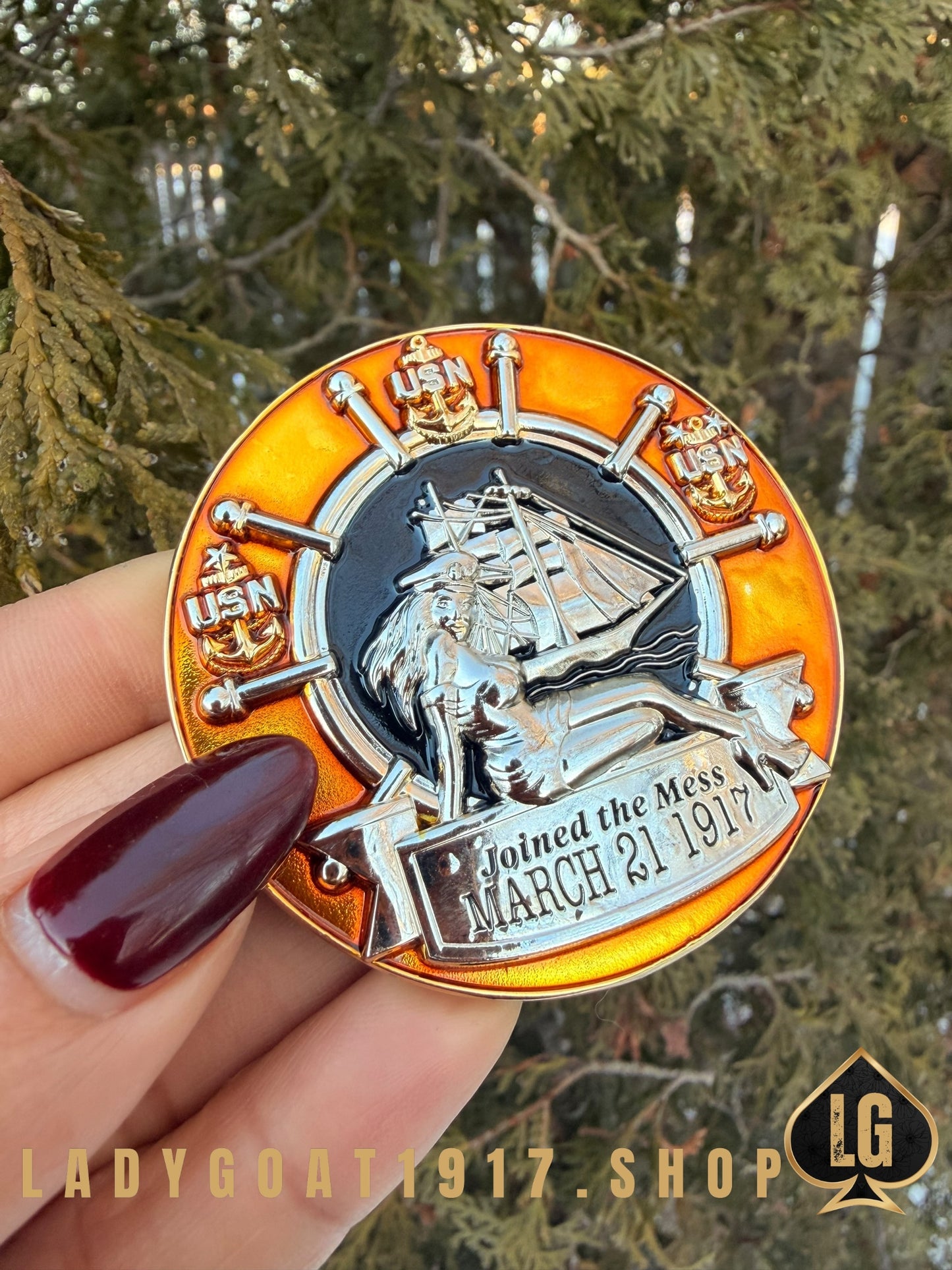Chiefs and Whiskey Challenge Coin