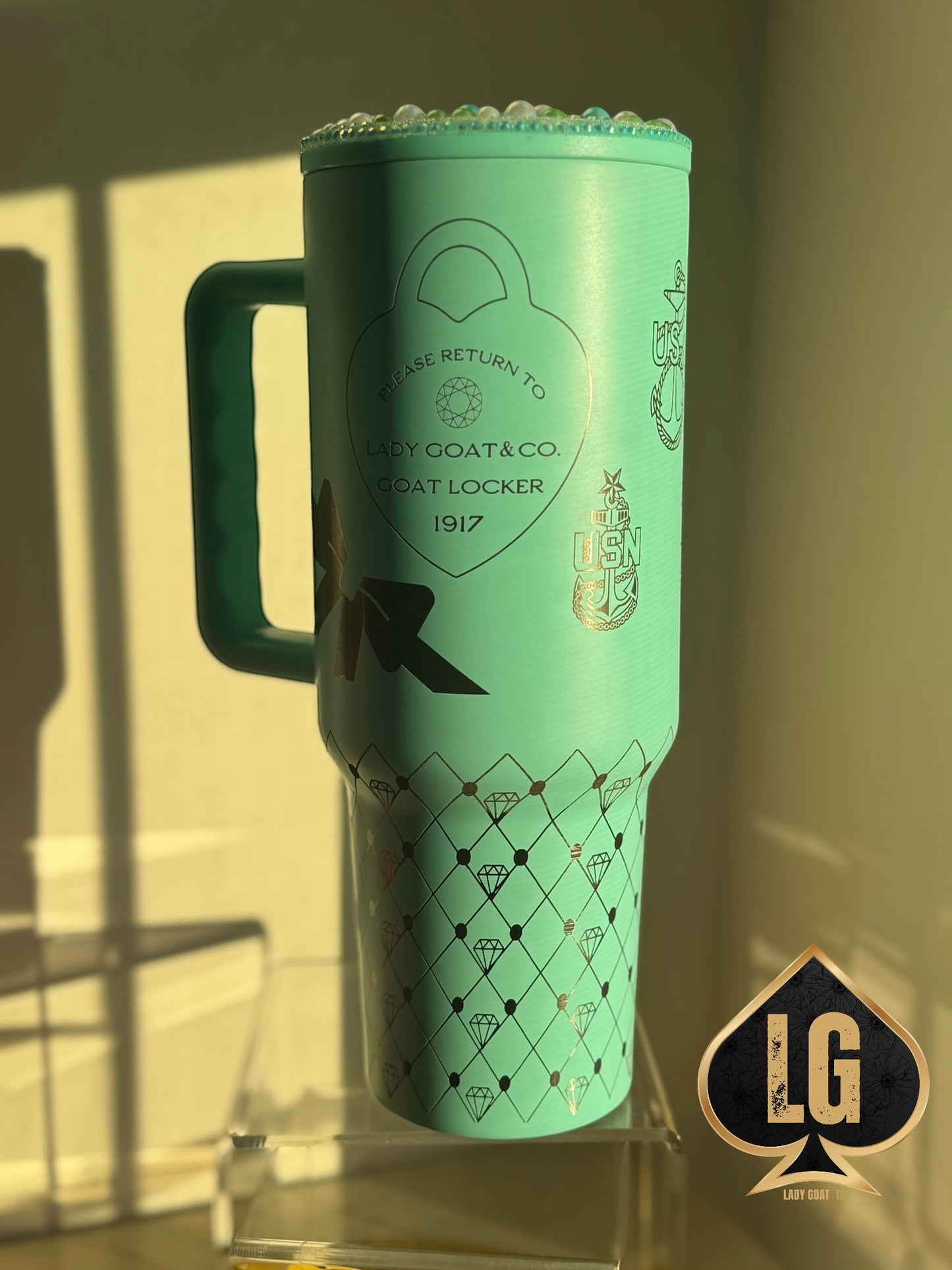 Bling Lady Goat & CO V2 40 oz Tumbler Limited