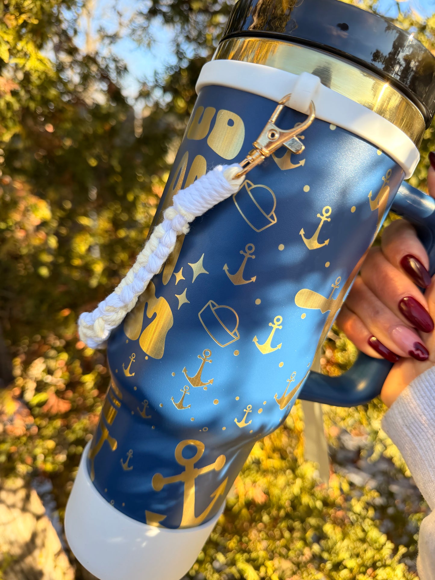 Sailor Mom 40 oz Tumbler W/ Accessories