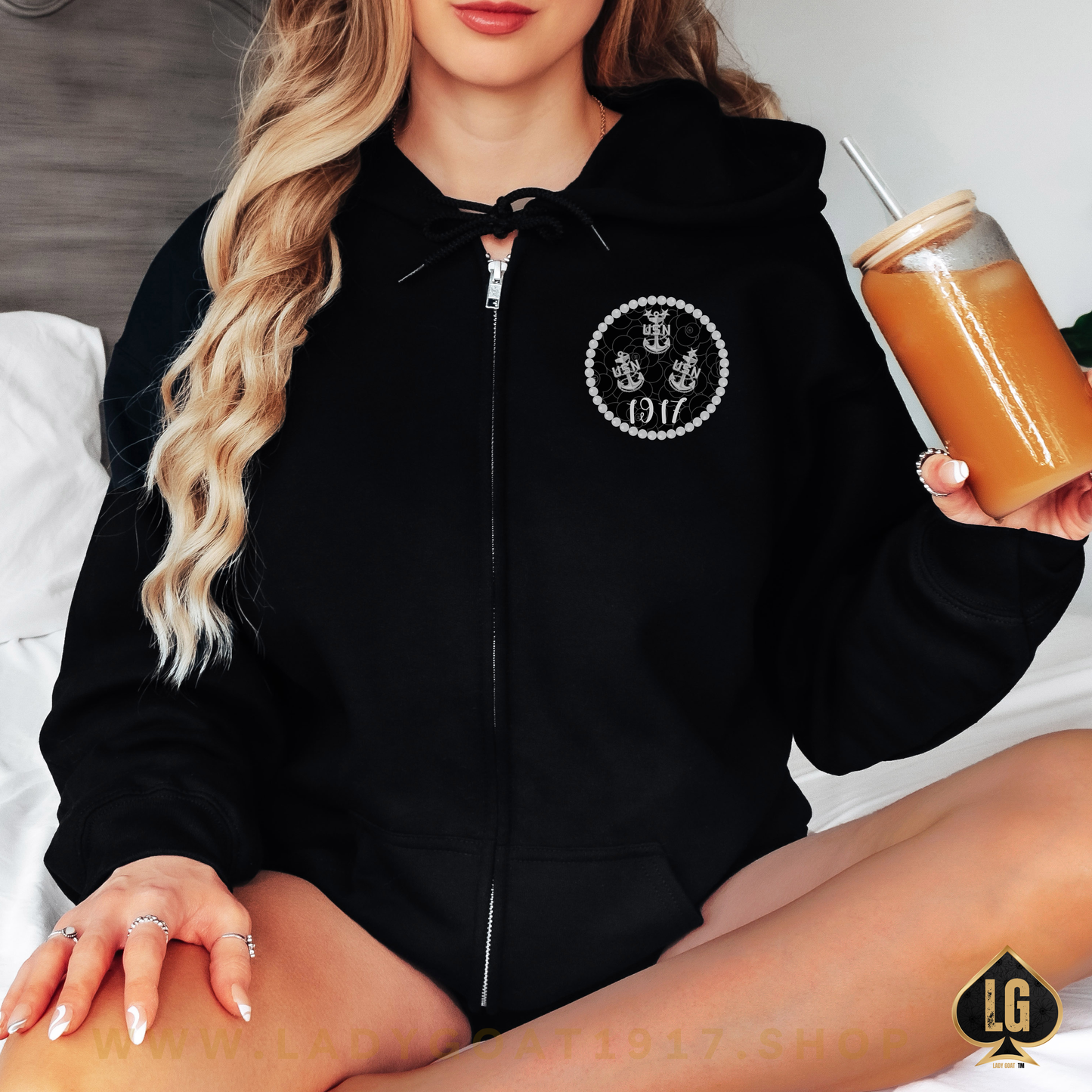 Chick Chief Zip Up Unisex Hoodie