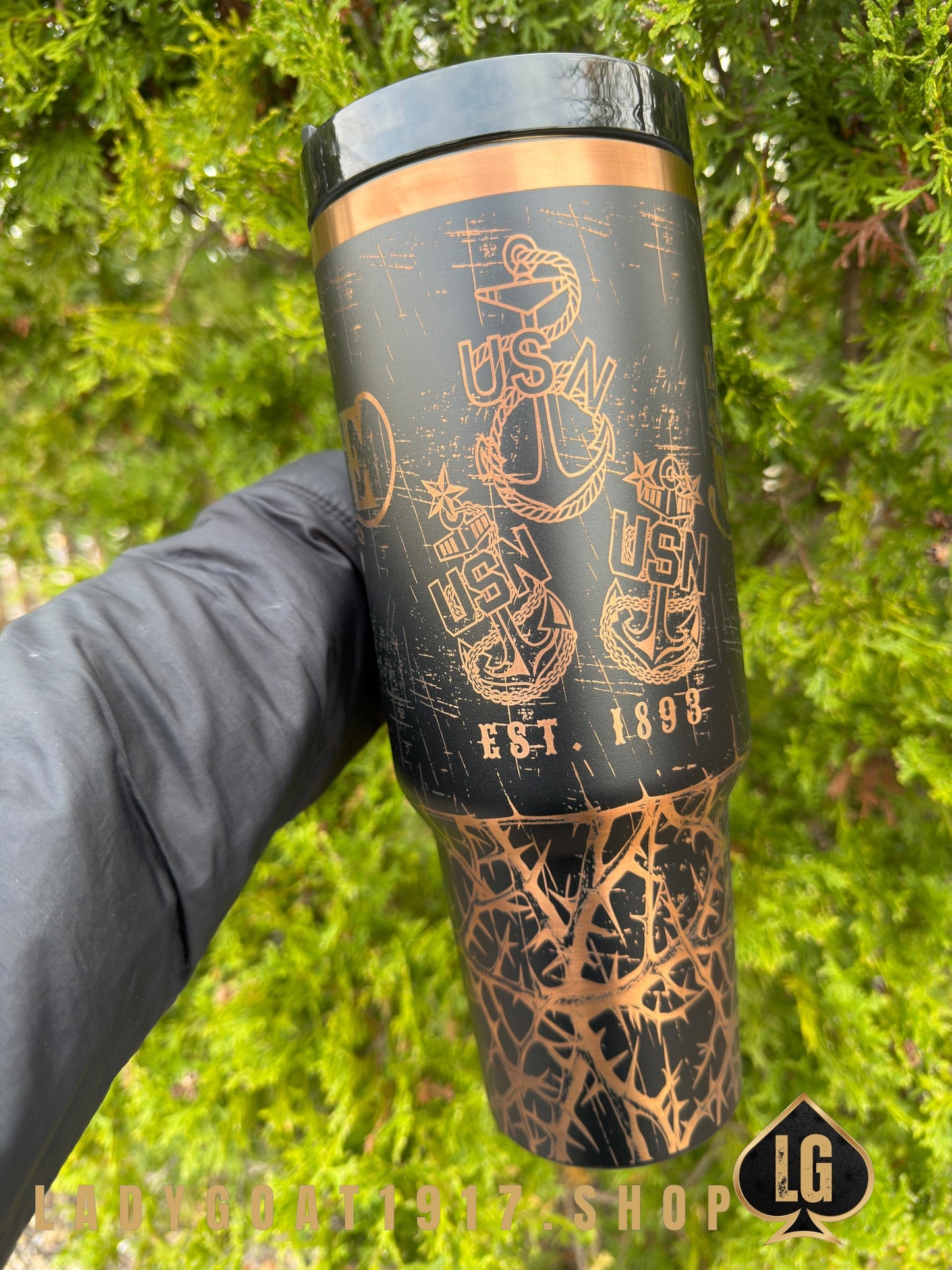 Jefe Black Cooper 40oz Tumbler Limited