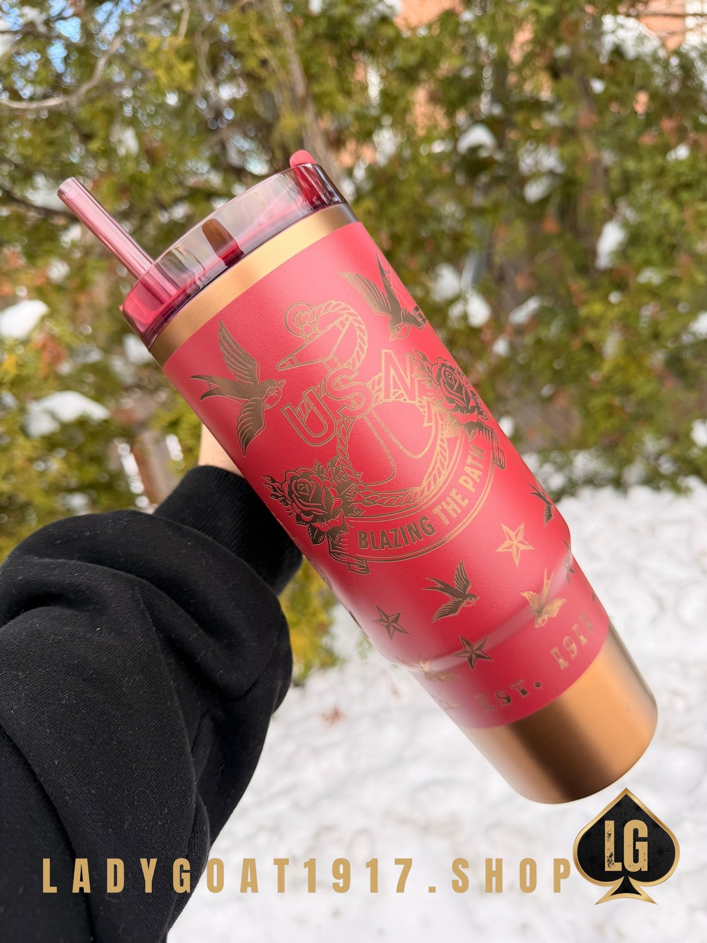 Stanley 30oz Tumbler Blazing