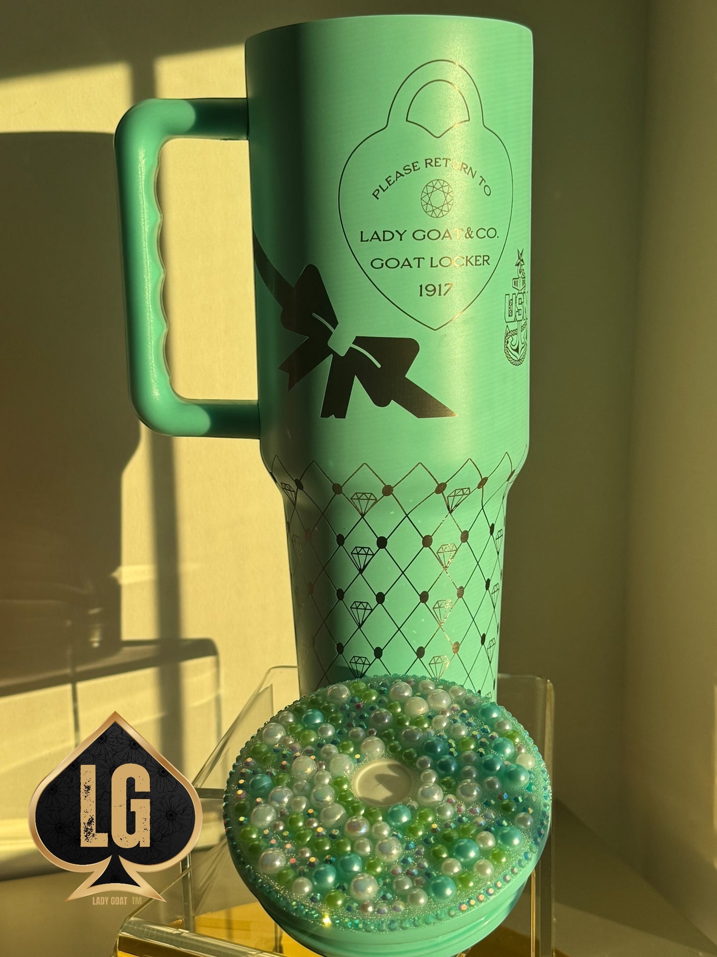 Bling Lady Goat & CO V2 40 oz Tumbler Limited
