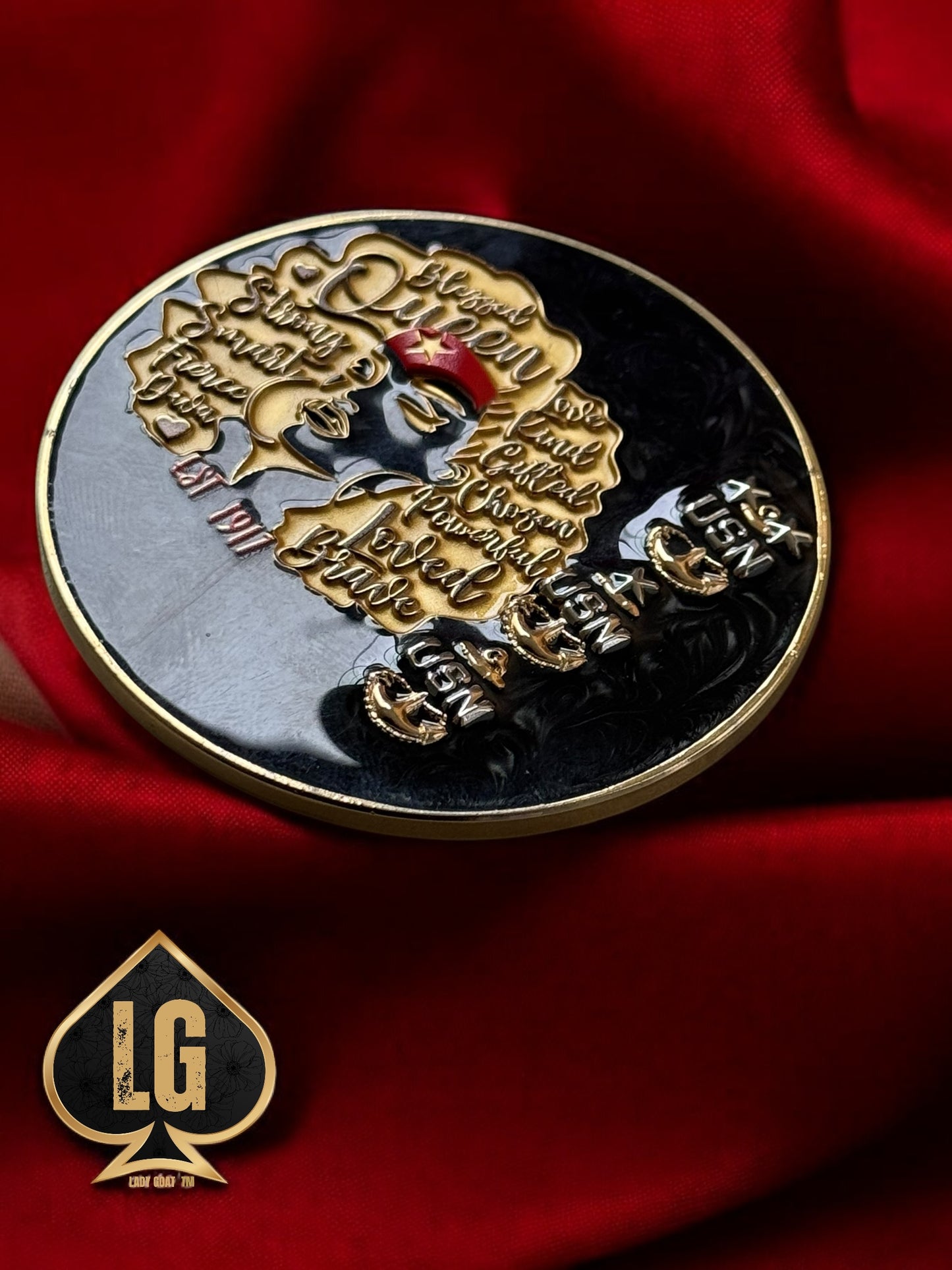 WW OG Diva Gold Challenge Coin 25”