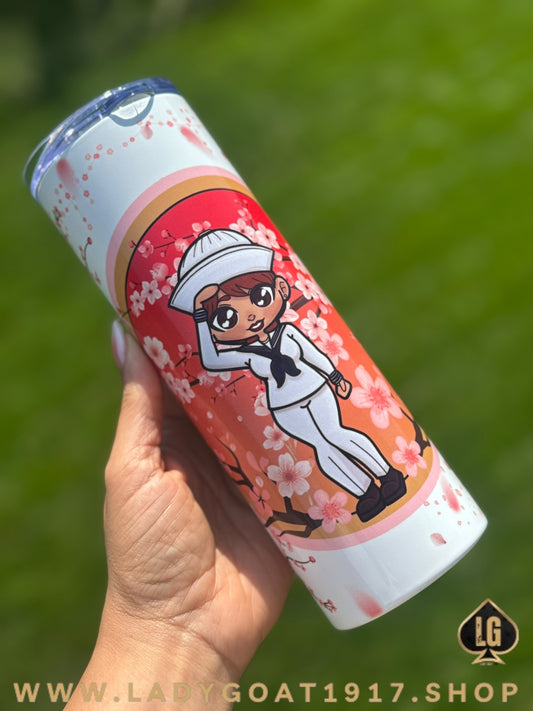 Sailor Blossom 20oz Tumbler