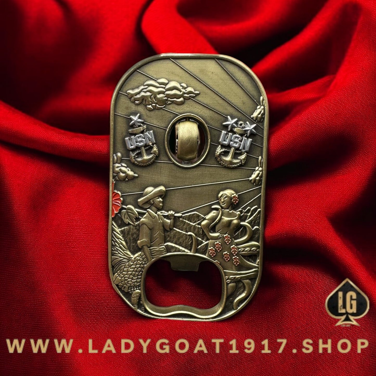 Boricua Chiefs Medalla Challenge Coin 23"