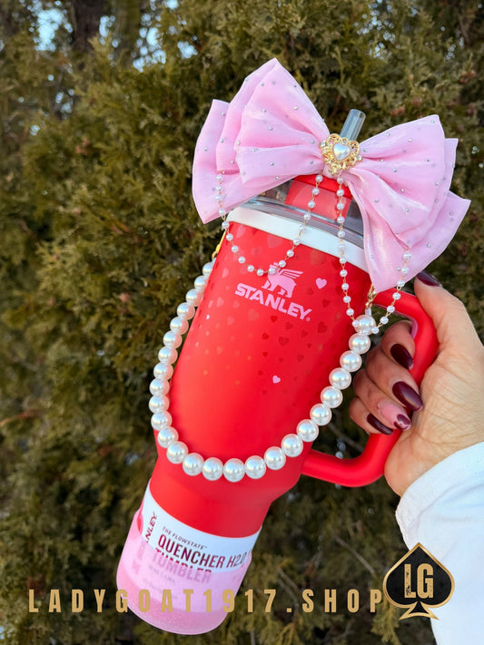 Stanley OG Valentine 40 oz Tumbler W/ Accessories