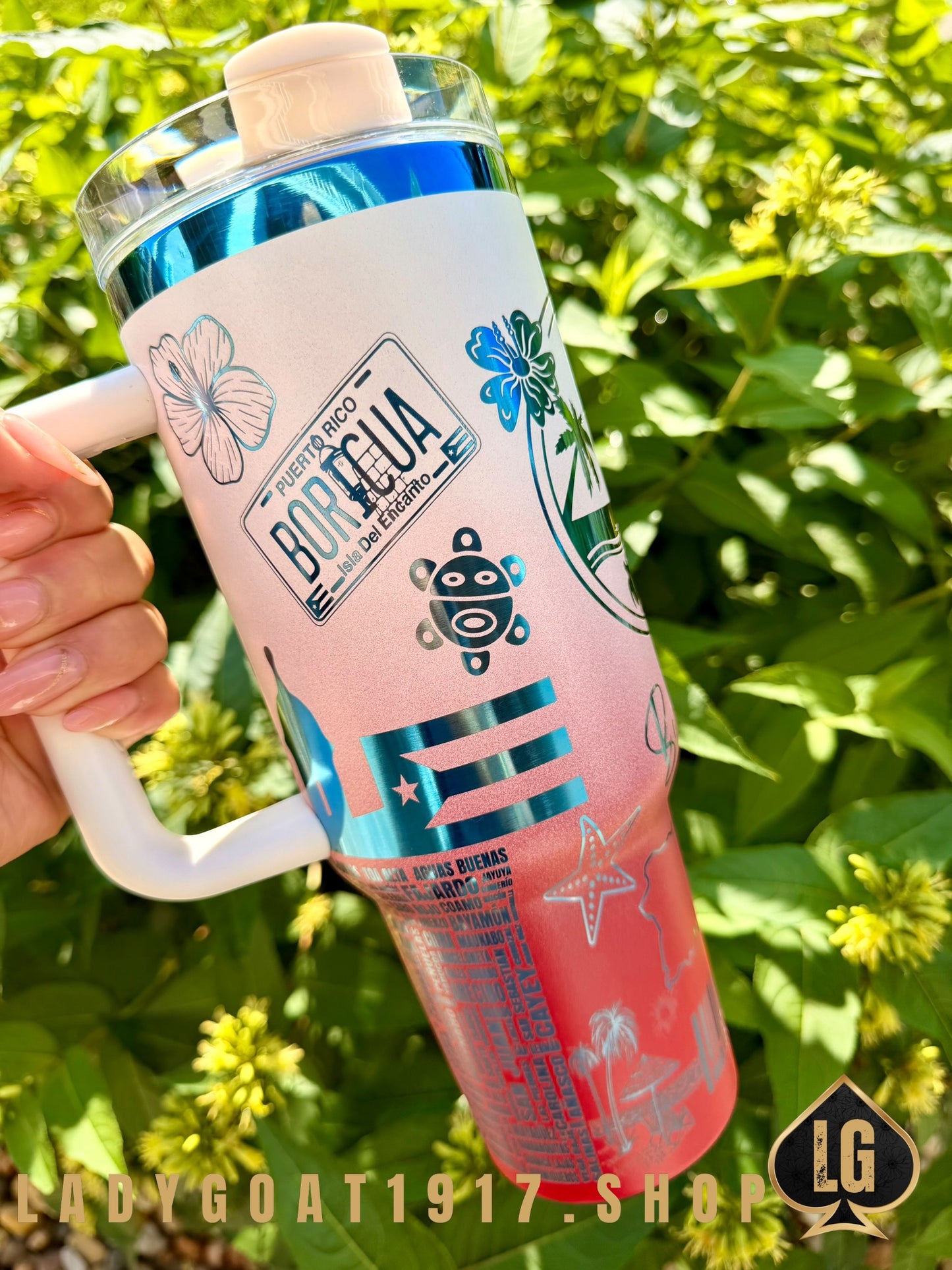 PR RWB 🇵🇷 40 oz Tumbler PRE-SALE JUL 30