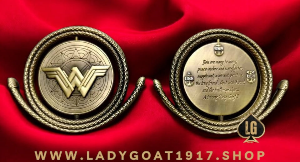 WW Lasso Challenge Coin 20”