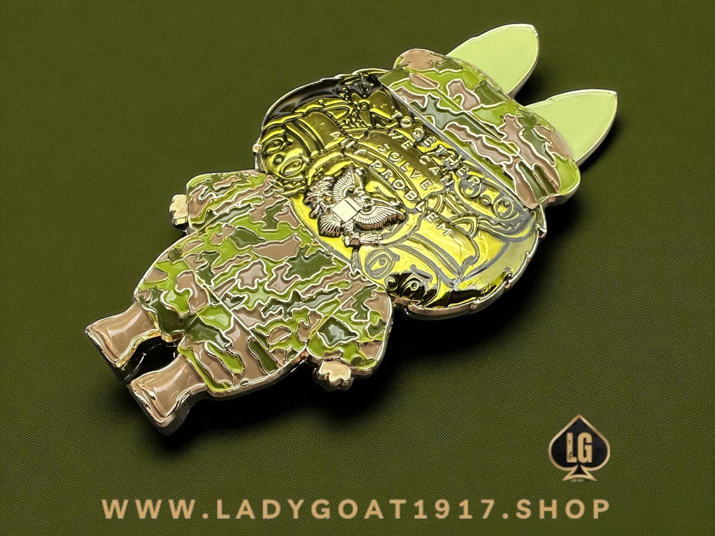 LaSoldier Challenge Coin 25”PRE-SALE**** Green
