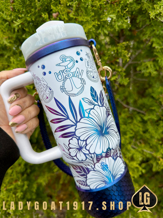 Crest of Wave White OD Tumbler Limited
