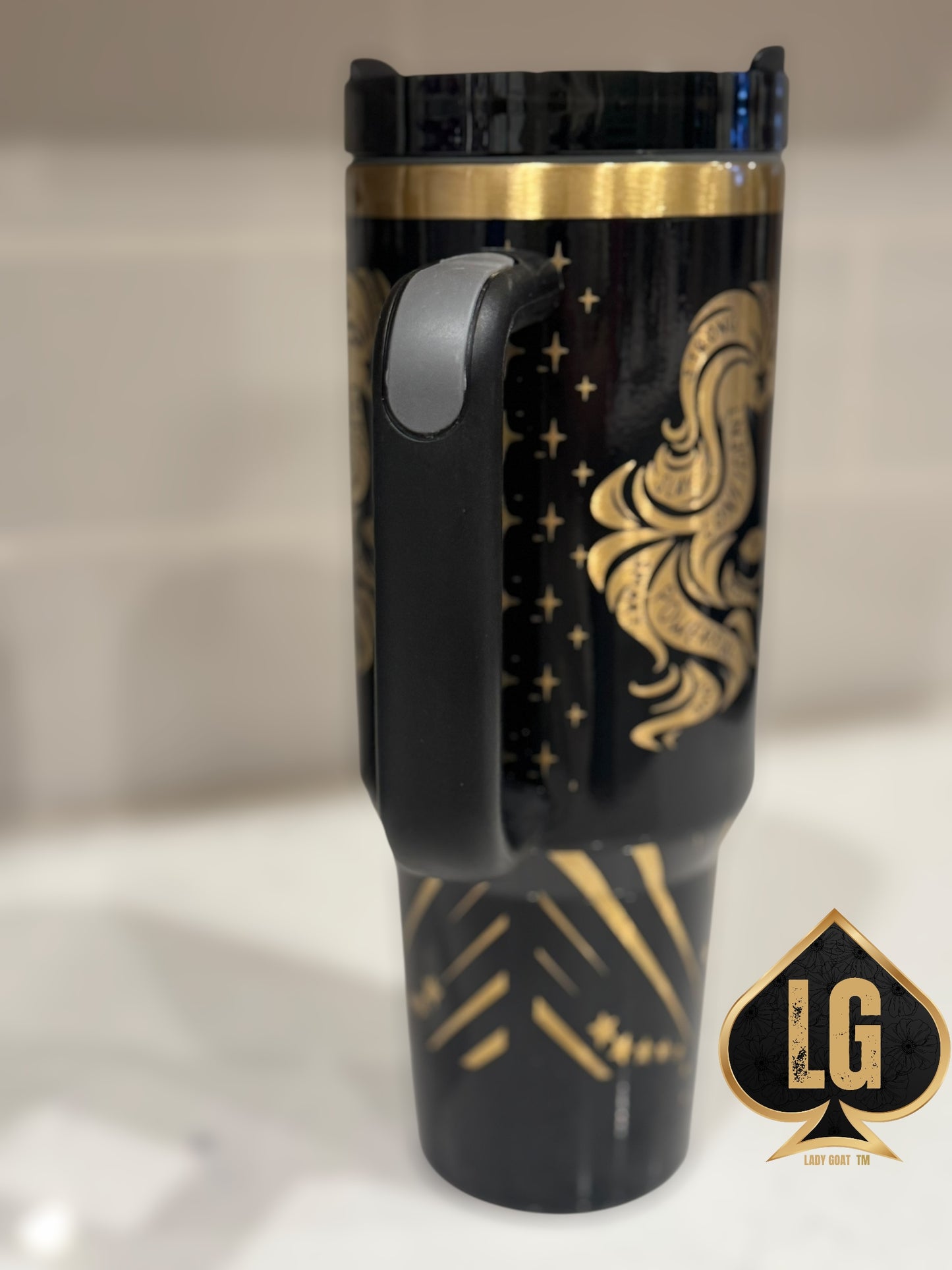 WW OG Long Hair Gold 40 oz Tumbler