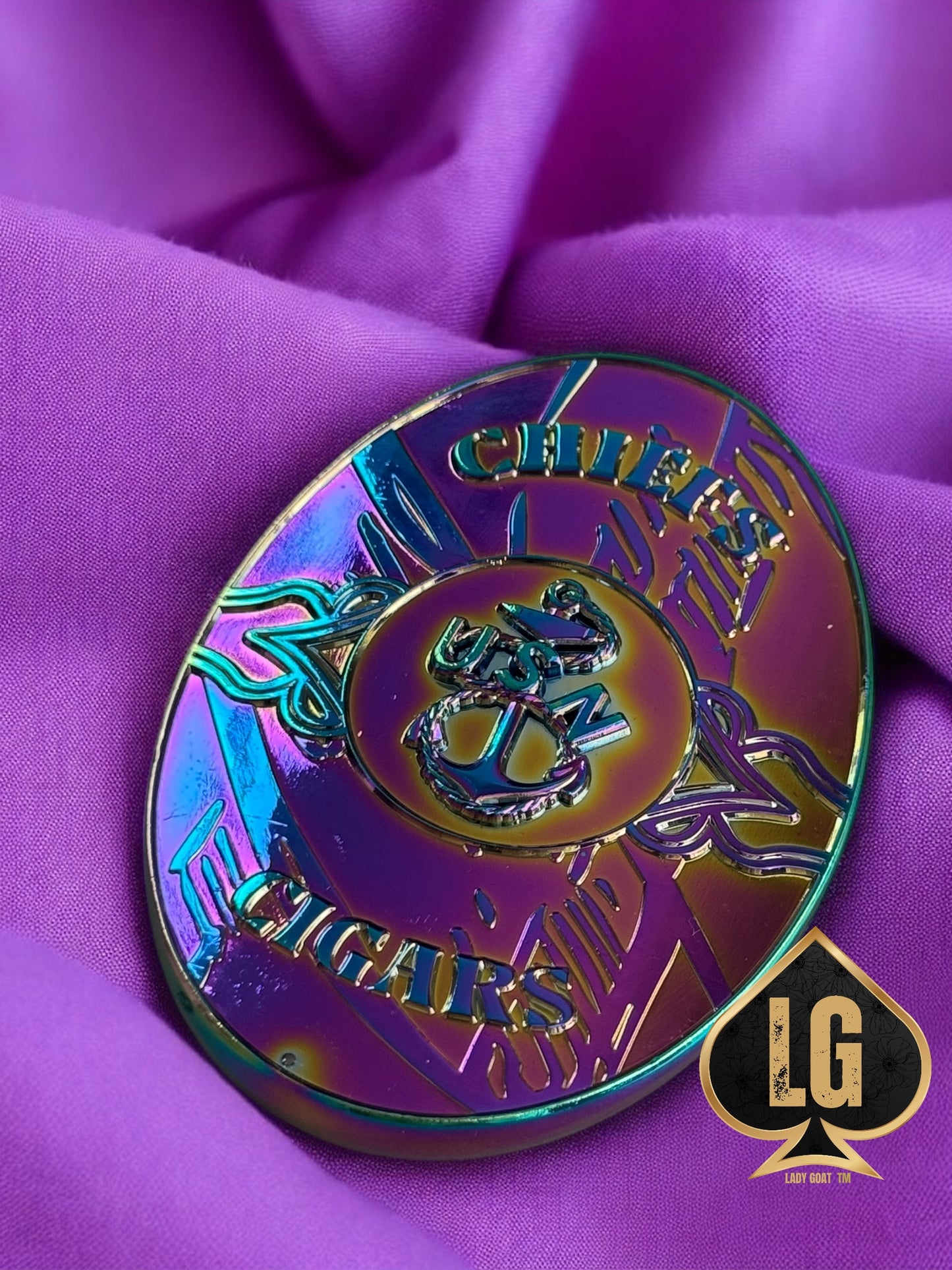 OD Chiefs and Cigars Challenge Coin 24”